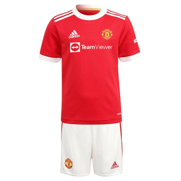 Camiseta Manchester United 1st Niño 2021-2022 Rojo